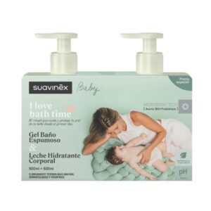 GEL BAÑO ESPUMOSO + LECHE HIDRATANTE 500 ML SUAVINEX