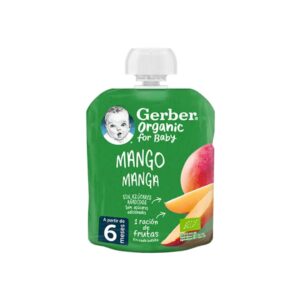 POUCH ORGANIC MANGO 90G GERBER