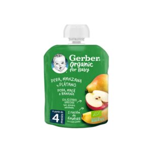 POUCH ORGANICO PERA MANGO PLATANO 90g GERBER